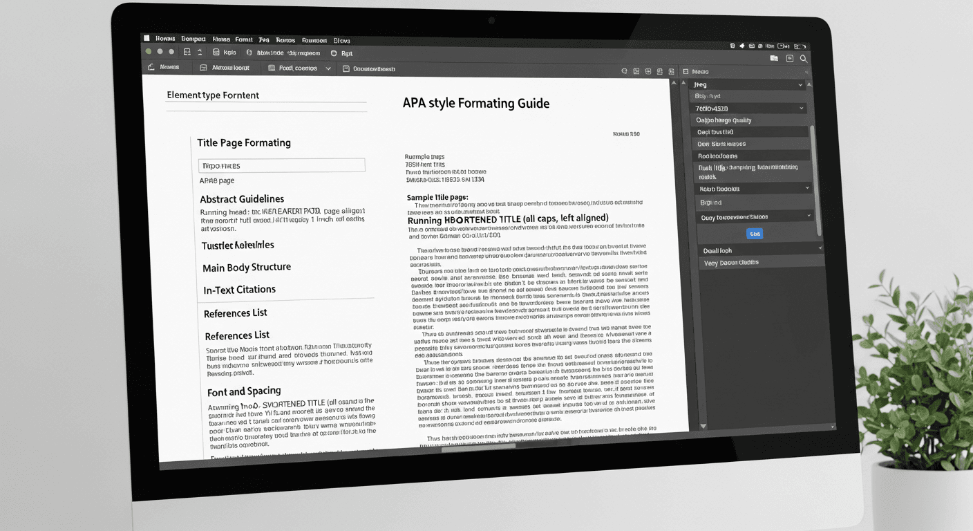 논문 서식 요구 사항 - 형식 가이드