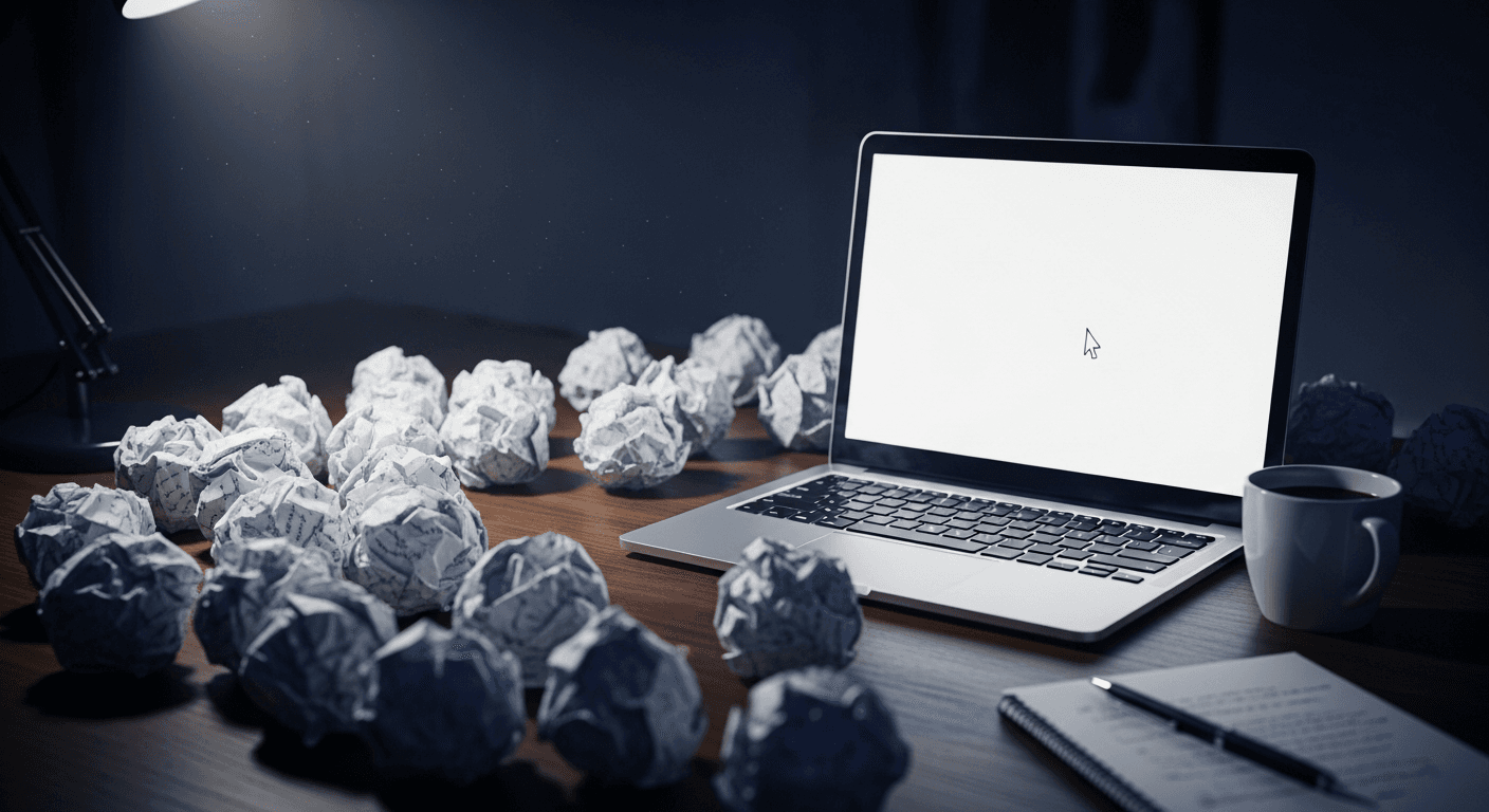 Schreibblockade bei der Abschlussarbeit