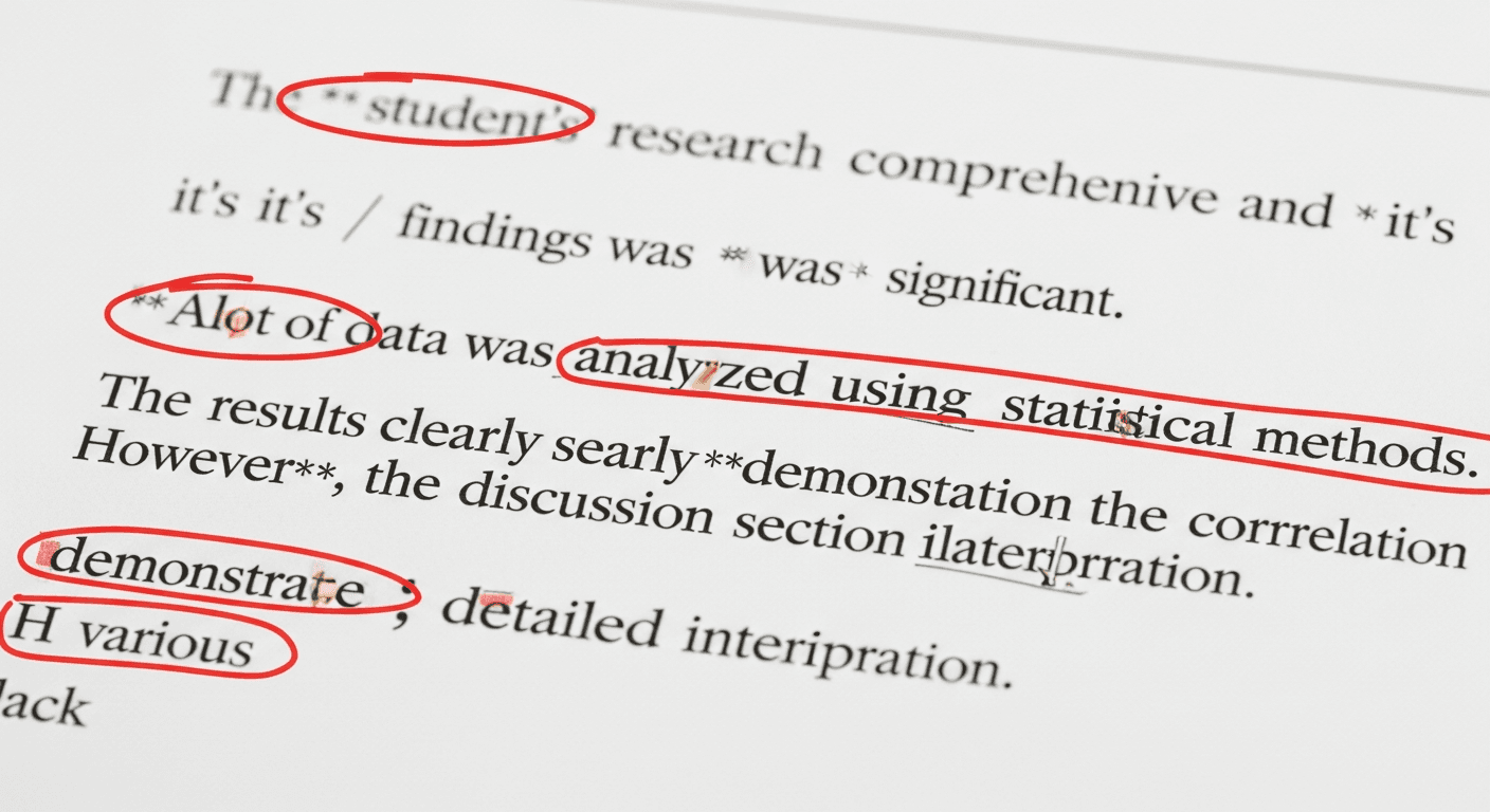 10 Common Thesis Writing Mistakes to Avoid